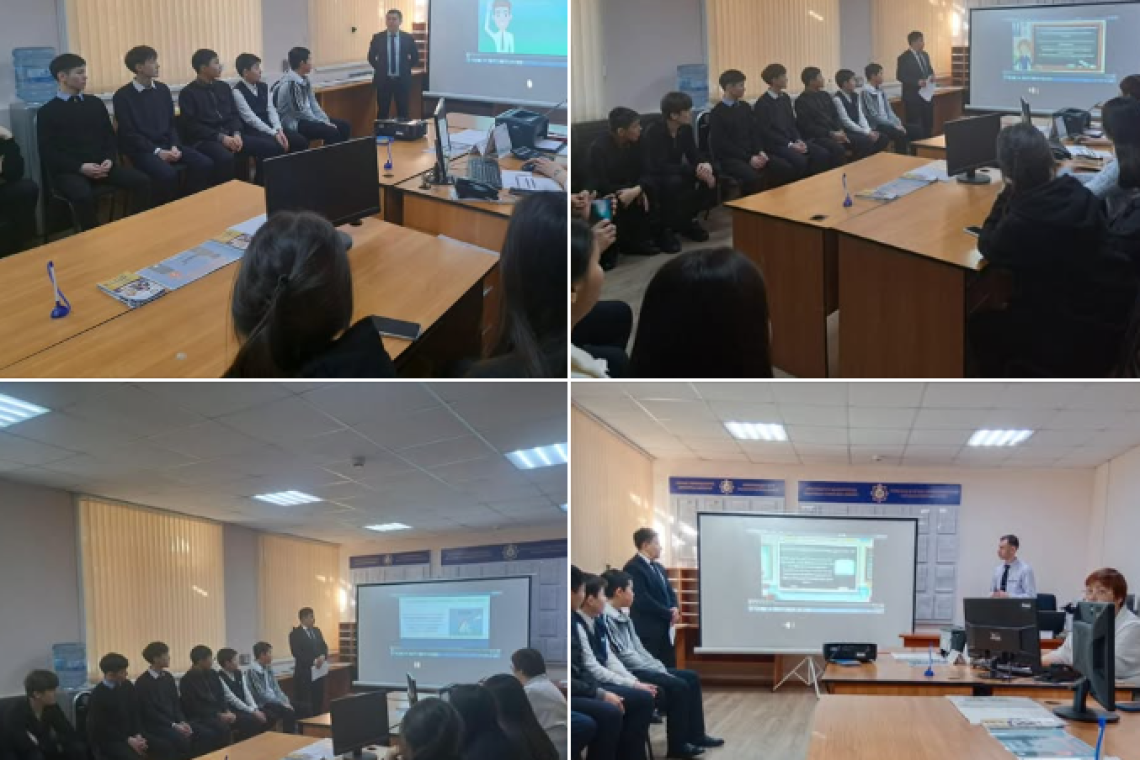 Кәсіптік бағдар беру бағытында, мектебіміздің оқушылары үшін Айыртау ауданының "Мемлекеттік кірістер басқармасы, салық инспекциясы" қызметкерлерінің ұйымдастыруымен ашық есік күні өтті. 